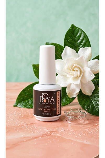 BOYA Lusty Cover Base Beige 15 ml - French Uygulama ve Tırnak Güçlendirici