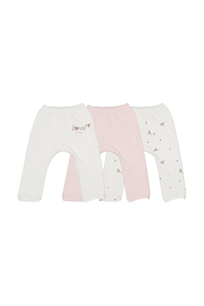 Bistyle 3-Piece Bootless Bottom Love Grows Boxed 16196 Ecru