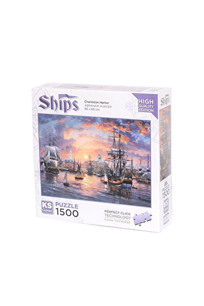 Ks Puzzle 22026 لغز تشارلستون هاربور 1500 قطعة