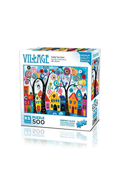 Ks Puzzle 20085 Puzzle 500 Pieces Candy Tree Town