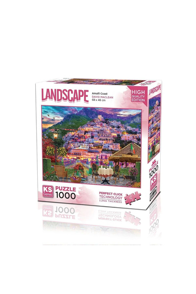 Ks Puzzle لغز 20772 - ساحل أماليف - 1000 قطعة