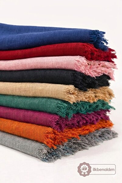 Zey-Al Flameli Scarf Set 100 Pieces Mixed Color Cotton Daily Use Shawl Scarf