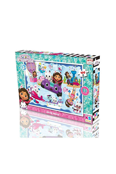 Ks Puzzle لغز بيت غابي 714 قطعة من جي بي 100 قطعة