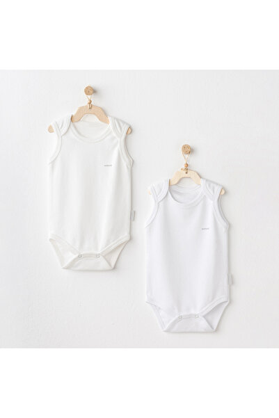 andywawa Ac26772 2-Pack Bodysuit Ecru White