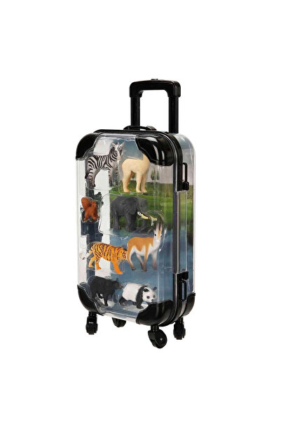 Sunman 5003 Sun-Yfn-Figure Animal Set with Luggage 8Pcs 2A 6D