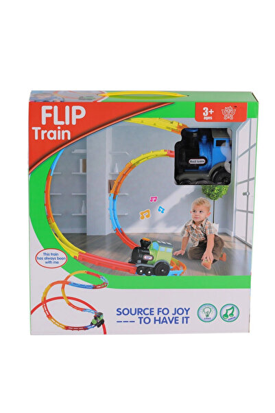 Genel Markalar D9081 Kutulu Pilli Takla Atan Tren