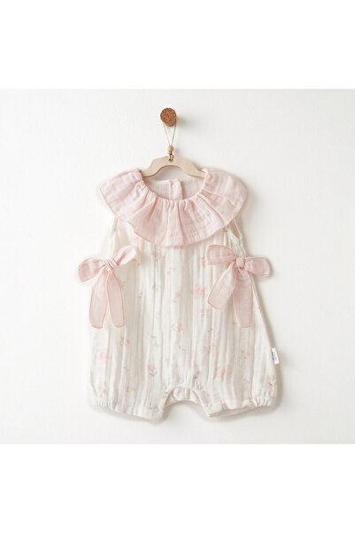 andywawa Ac26614 Lovely Day Jumpsuit Ecru