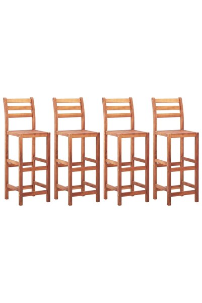 Concept Scaune de bar, 4 buc., lemn masiv de acacia