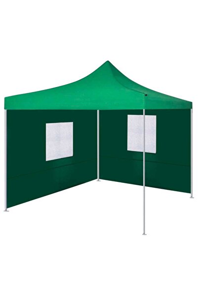 Concept Cort pliabil cu 2 pereți, verde, 3 x 3 m