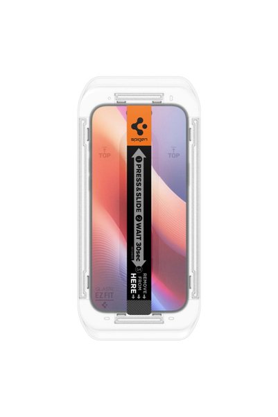 Spigen Pachet de 2 folii de protecție pentru ecran pentru iPhone 16 Pro Max / 17 Pro Max, Glas.tR EZ-FIT Pro HD Spigen, transparent
