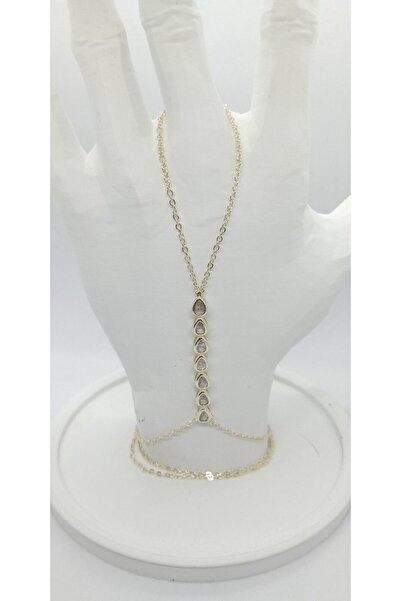 ndjewelry حجر الشاهميران ذو اللون الذهبي المتدلي