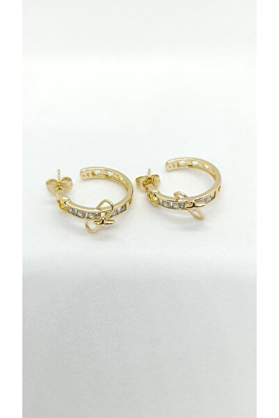 ndjewelry Stella Baguette Hoop Earrings