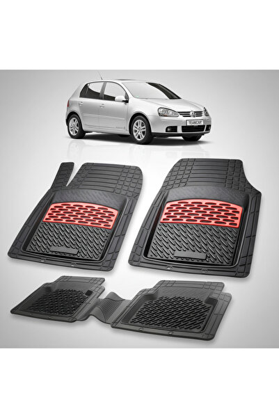 TEAMCAR Covorașe auto compatibile Volkswagen Golf 5 2003-2009 |   Roșu