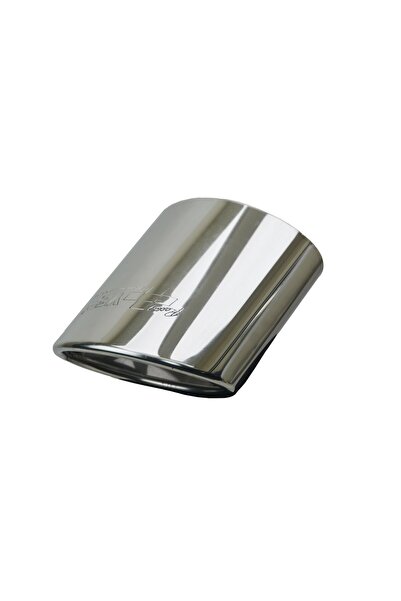 YED Egzoz Ucu Paslanmaz Krom Oval Universal
