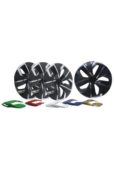 OTOCİRİT Jant Kapağı Kırılmaz Çıtalı 16" Yeni Model Krom Çıtalı 4'lü (TAKIM OLARAK)