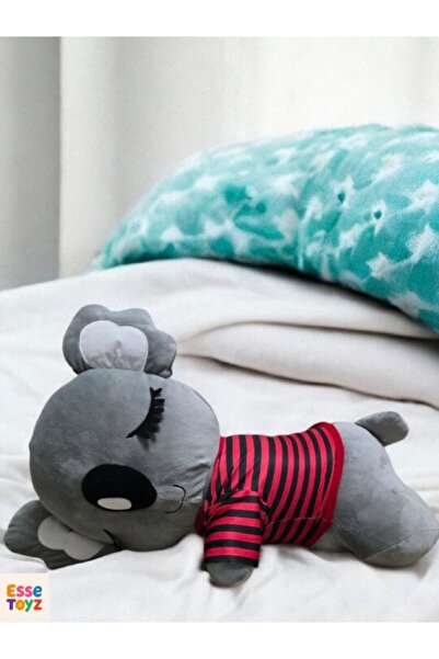 Kids Toyzz 65 cm Yatık Uykucu Koala Peluş Oyuncak – Yumuşak ve Sevimli Uyku A...