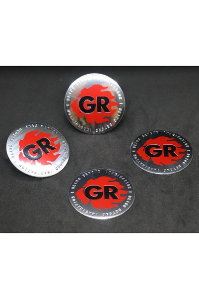OTOCİRİT Jant Göbek Arma İthal Metal Sticker GR Dizayn