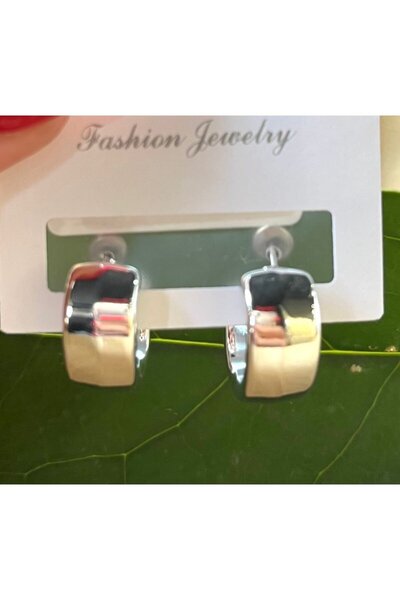 Monalisa Home Silver Color Luxury Flashy Hoop Earrings