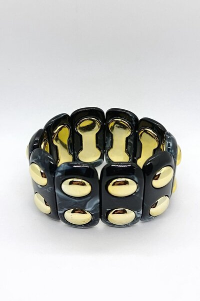 ndjewelry سوار نوير جولد بلوك