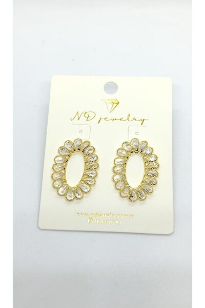 ndjewelry أقراط كريستال بلوم