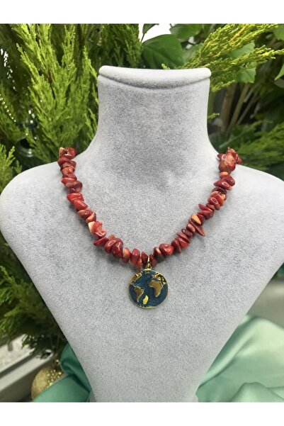 Doğaltaş Masalları Coral Necklace