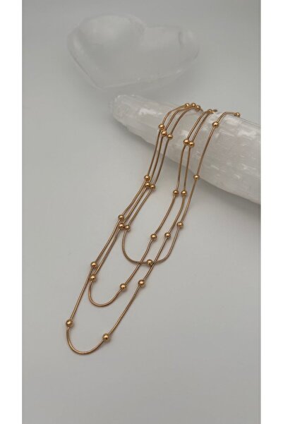 Doğaltaş Masalları Steel Necklace