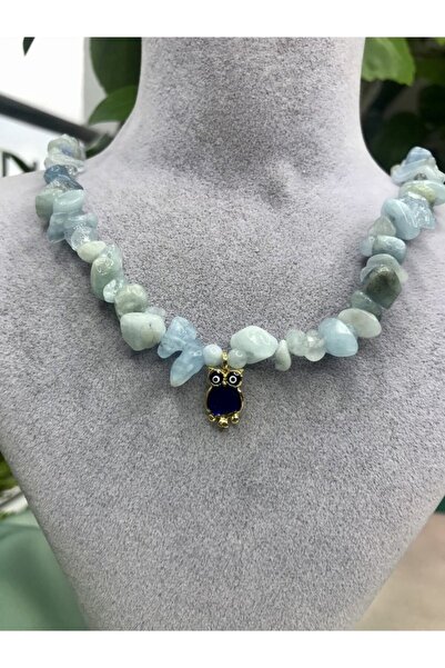 Doğaltaş Masalları Aquamarine Necklace