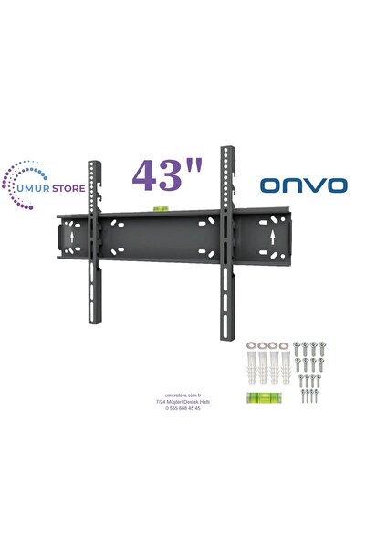 ONVO 50” 50OVF9001UQ / 43”- 65” inç Lcd Led Televizyon Sabit Duvar Askı Aparatı