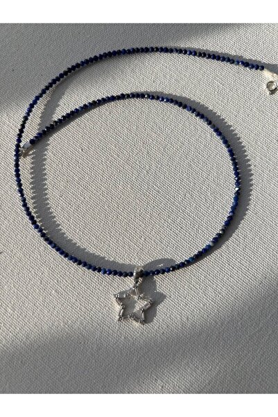 Doğaltaş Masalları 925 ayar gümüş lapis lazuli kolye