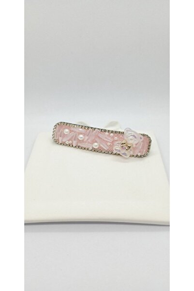ndjewelry Pink Color Teddy Bear Detail Stone Snap Buckle