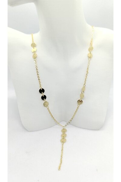 ndjewelry قلادة الإيقاع الذهبي