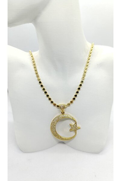 ndjewelry قلادة ''الهلال الذهبي''
