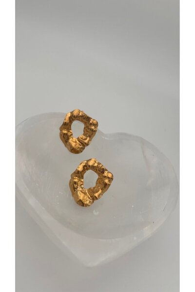 Doğaltaş Masalları Steel Earrings