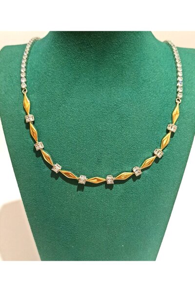 Monalisa Home Luxurious Figured Ornate Stone Necklace