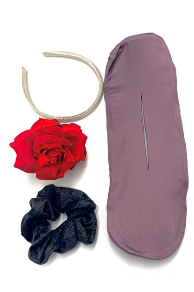 Monalisa Home Colorful Patterned Crown Buckle Bandana Set