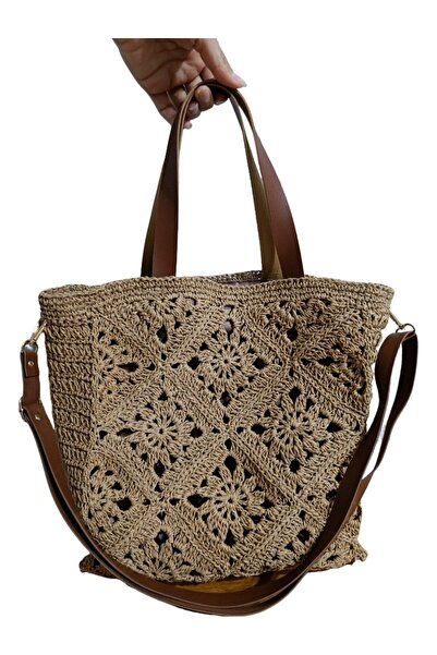 ndjewelry Brand Model Motif Designed Straw Bag