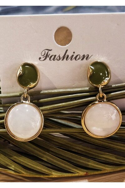Monalisa Home Luxurious Figured Flashy Patterned Earrings