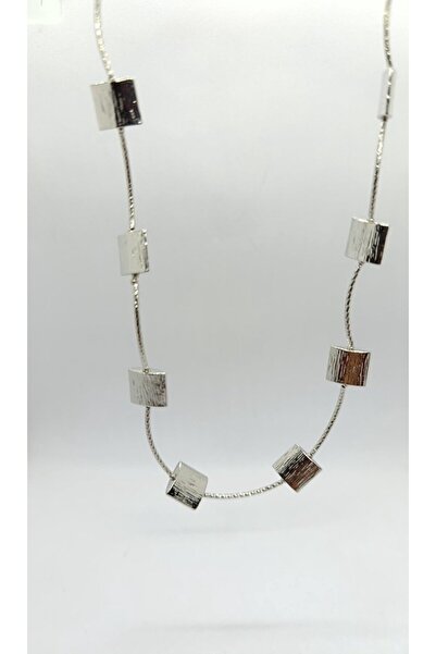 ndjewelry Silver Cubes – Silver Cubes Necklace