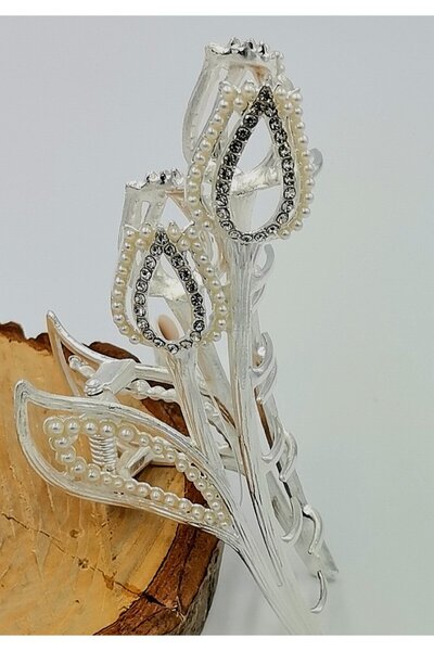 Monalisa Home Luxury Metal Buckle - Stone Detailed