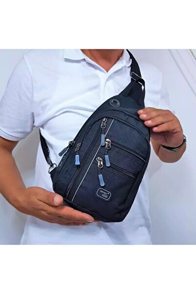 Monalisa Home 3473 Men's Luxury Black Color Crossbody Bag with Plenty of Comp...