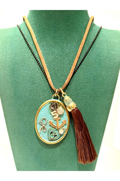 Monalisa Home Authentic Flashy Colorful 40cm Long Necklace