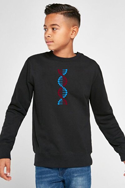 Tshirthane Burgundy plava DNA crna dječja 2ip majica