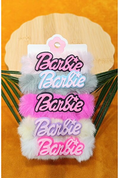 Monalisa Home Lüks Barbie Figürlü Renkli Lastik Toka