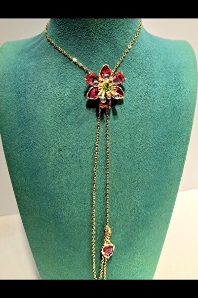 Monalisa Home Luxurious Figured Shiny Anti-Tarnish Steel Necklace
