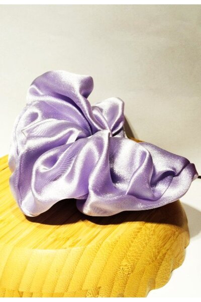Monalisa Home Flashy Shiny Lilac Color Large Flexible Rubber Buckle