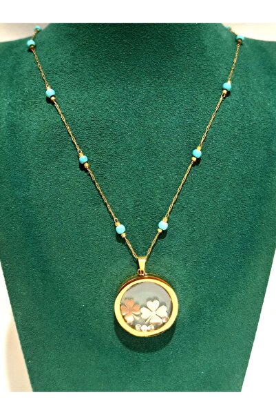 Monalisa Home Gold Color Luxury Figured Showy Necklace