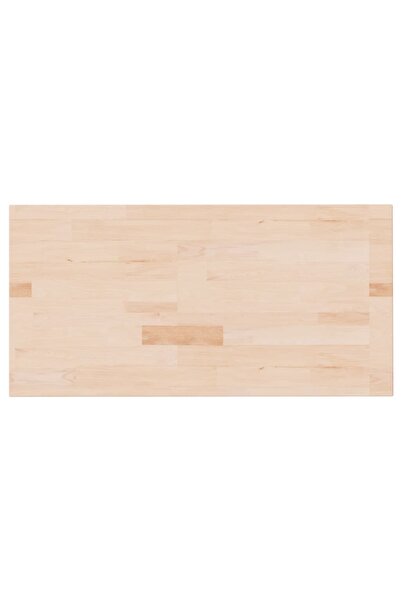 Concept Blat de baie, 80x40x2,5 cm, lemn masiv netratat