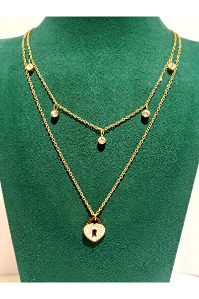 Monalisa Home Gold Color Luxury Figured Showy Necklace