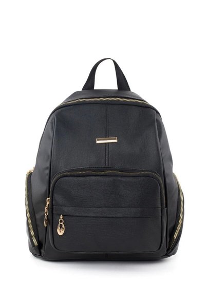 Monalisa Home Women's Multi-Compartment Wash Leather Backpack