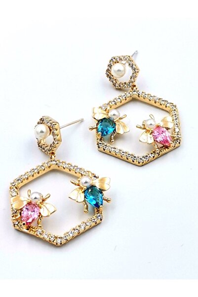 Monalisa Home Luxury Zircon Stone Colorful Handcrafted Earrings